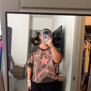 Cute boho star tee